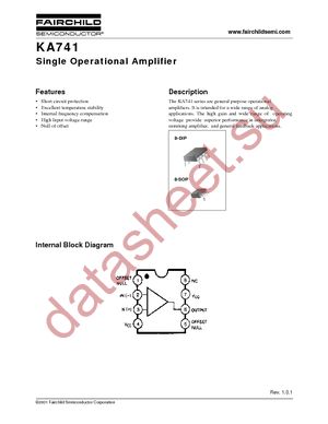 KA741DTF datasheet  